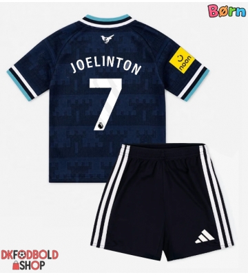 Newcastle United Joelinton #7 Udebanesæt Børn 2026-27 Kort ærmer (+ korte bukser)